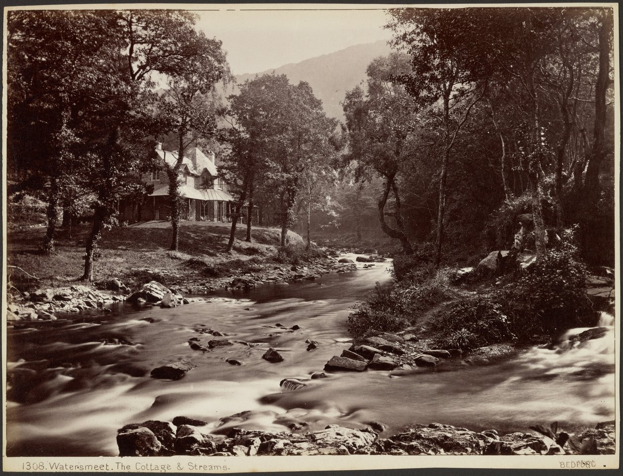 Watersmeet, The Cottage och Streams av Francis Bedford