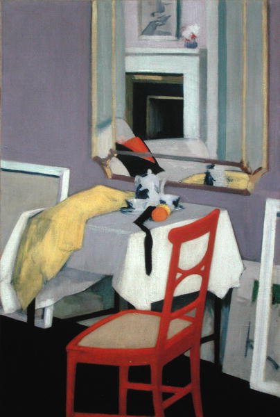 Interiör (The Red Chair) (olja på duk) av Francis Campbell Boileau Cadell