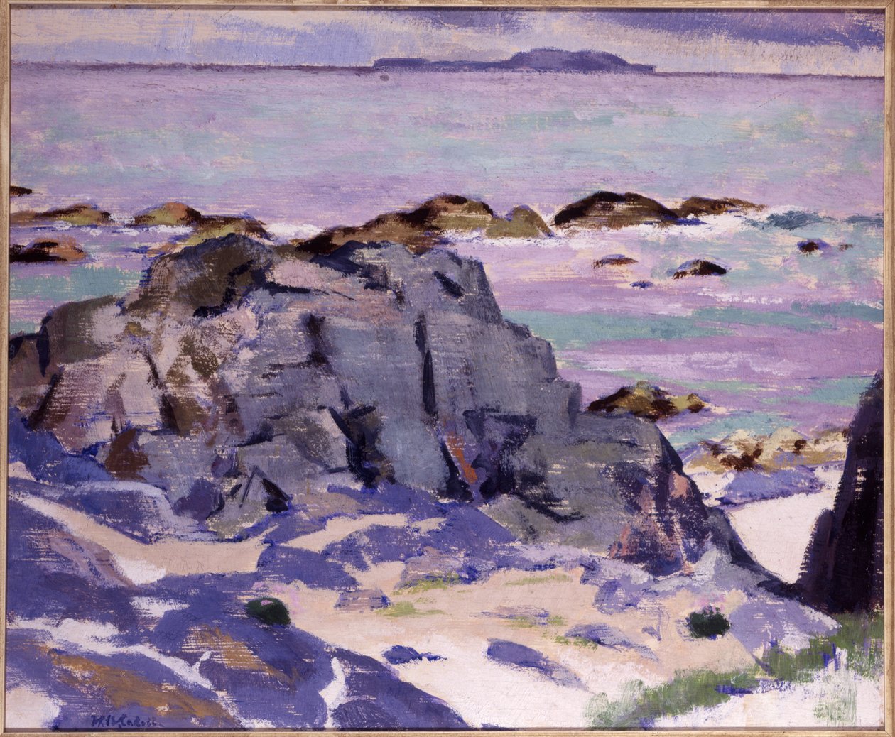 Lunga från ovan Mermaids, Iona (olja på duk) av Francis Campbell Boileau Cadell