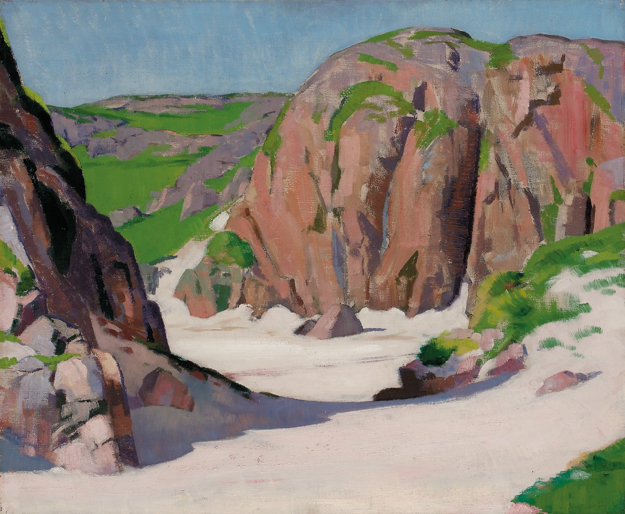 Port Bhan, Iona, ca 1922 (olja på duk) av Francis Campbell Boileau Cadell