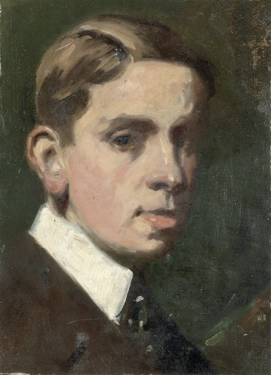 Självporträtt, ca 1904 (olja på duk) av Francis Campbell Boileau Cadell