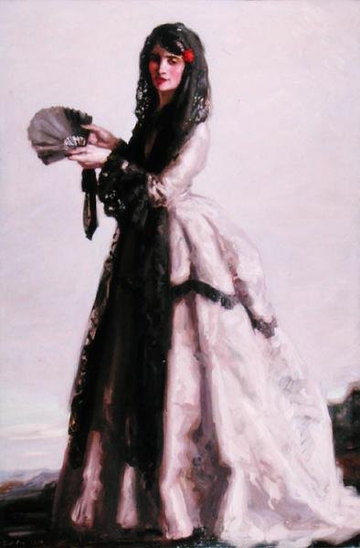 Spanska damen av Francis Campbell Boileau Cadell