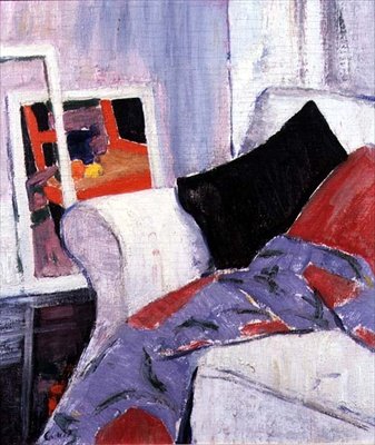 Studio Interior II (olja på panel) av Francis Campbell Boileau Cadell