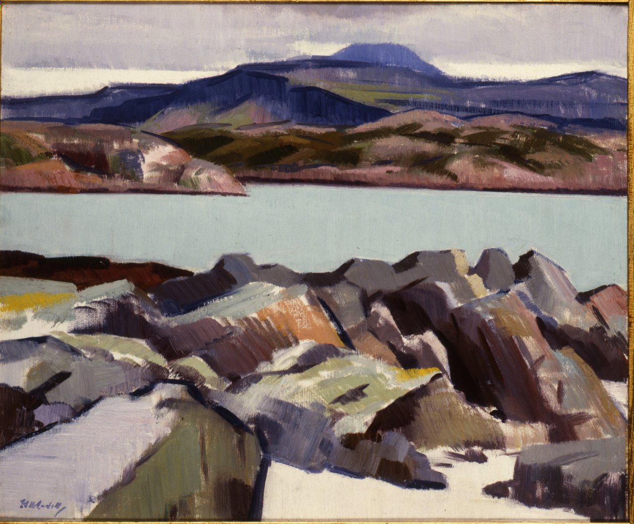 The East Bay, Iona (olja på duk) av Francis Campbell Boileau Cadell