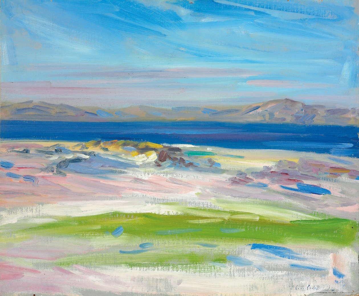 Utsikten över den vita sanden, Iona av Francis Campbell Boileau Cadell