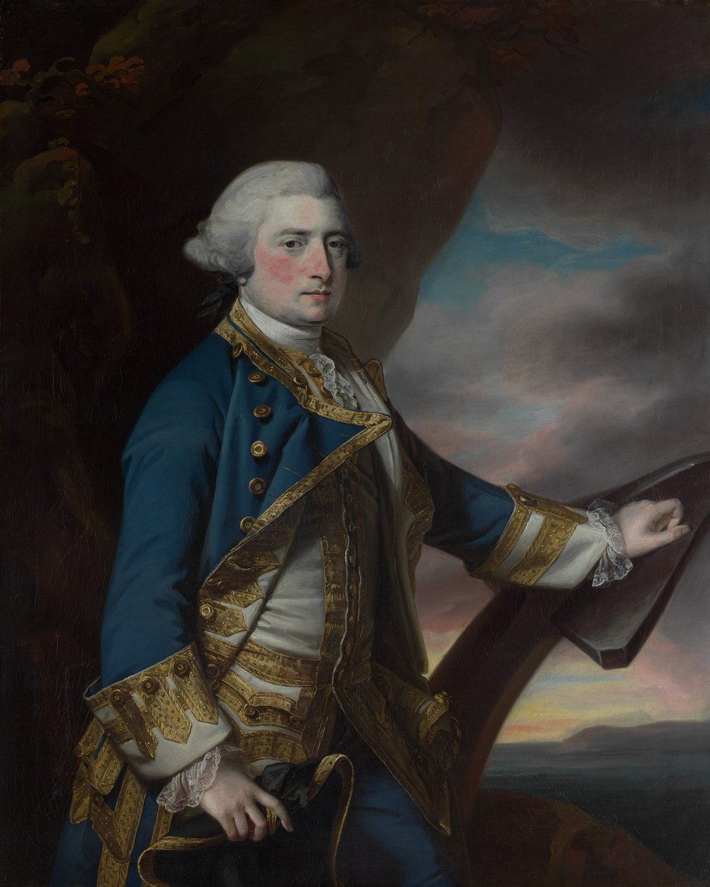 Amiral Harry Paulet 171920-1794, sjätte hertig av Bolton. av Francis Cotes