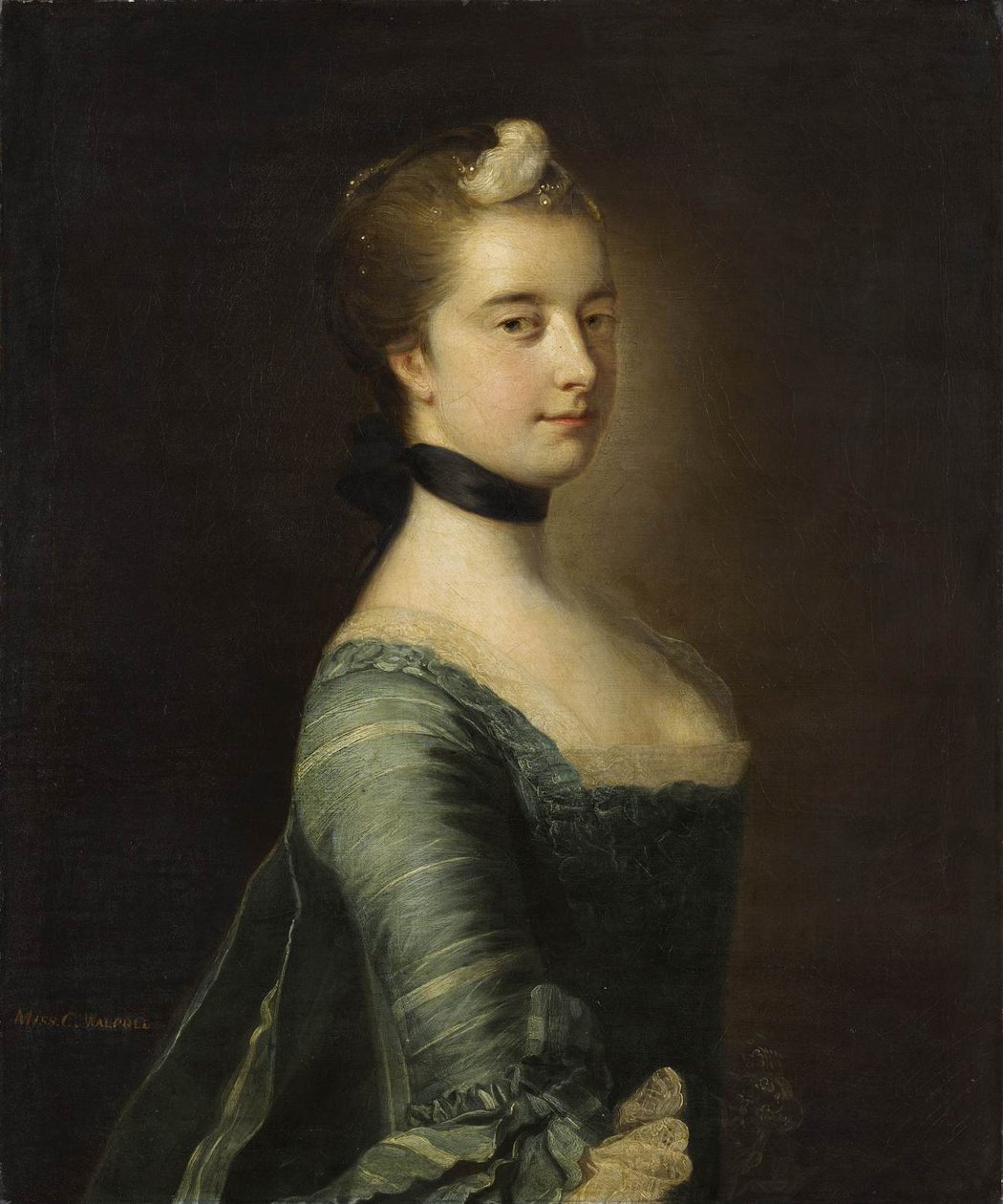 Laura Louisa Walpole av Francis Cotes