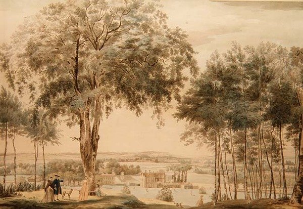 Purley Hall, Berksswed av Francis Cotes