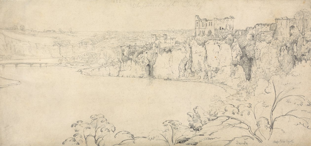 Chepstow Castle på Wye av Francis Danby