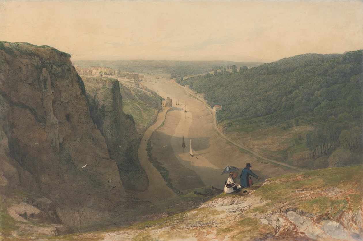 Avon Gorge, med utsikt mot Clifton av Francis Danby