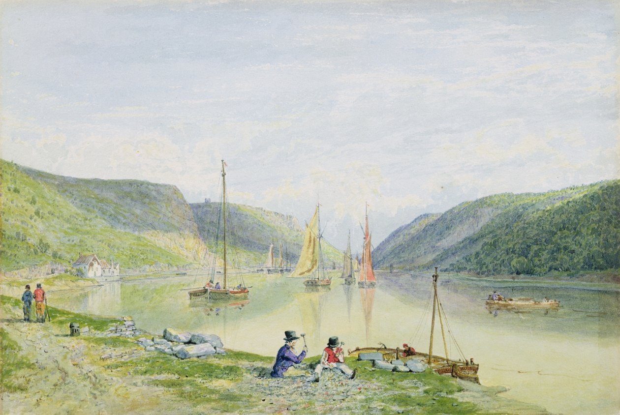 Avon Gorge från under Sea Walls av Francis Danby
