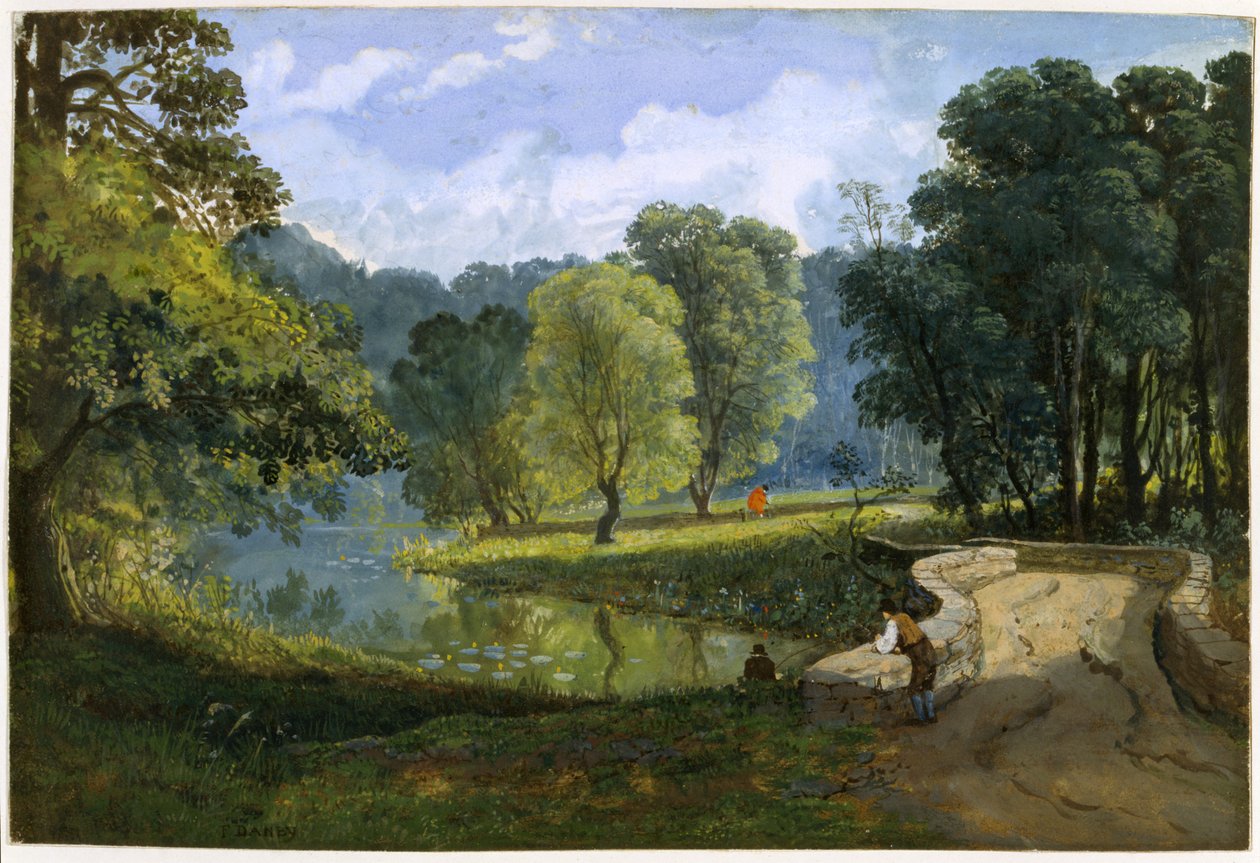 The Frome at Stapleton, ca 1823 (akvarell & kroppsfärg på papper) av Francis Danby