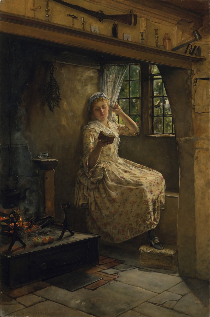 A Cosey Corner, 1884. av Francis Davis Millet