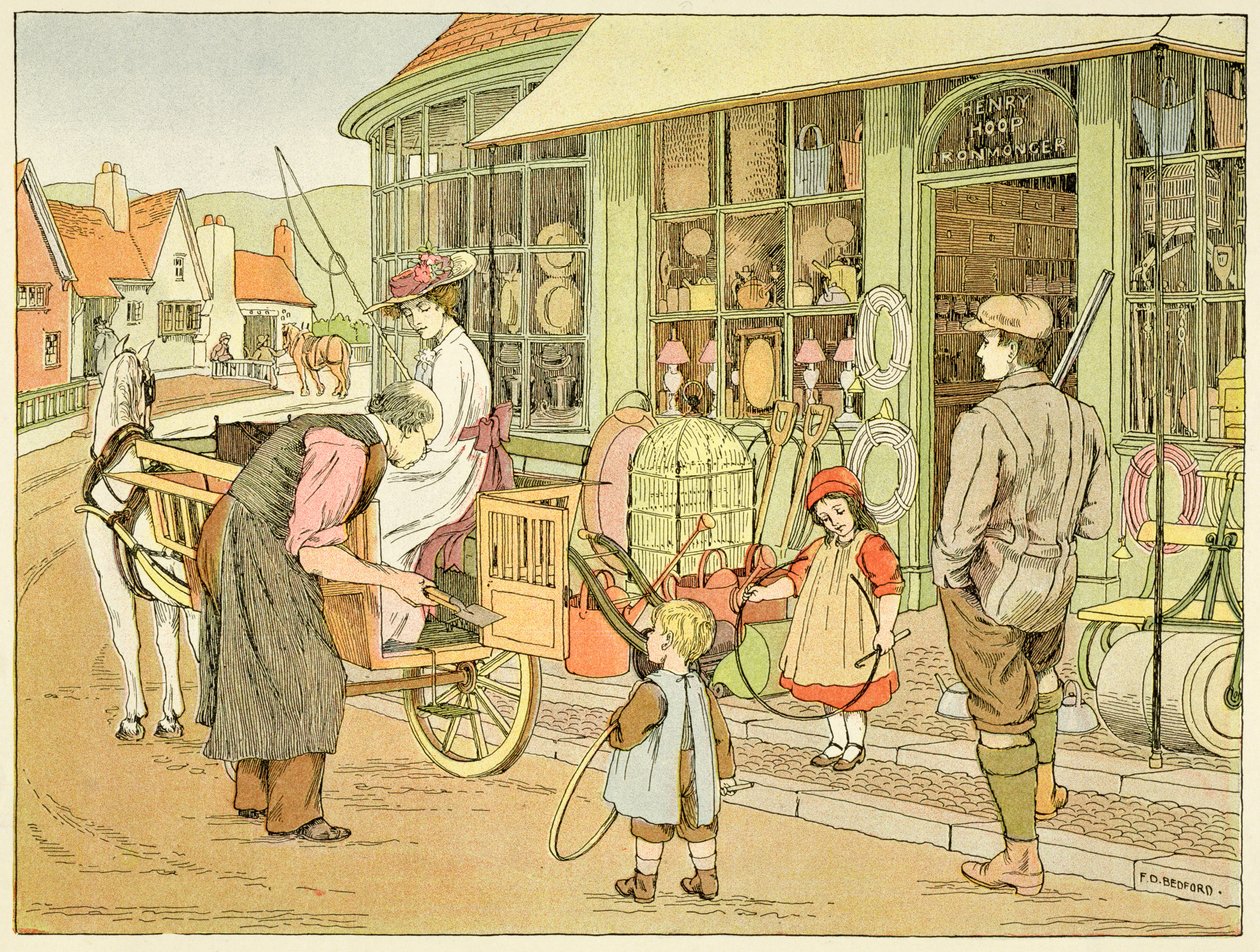 Järnhandlaren, från "Butiksboken av Francis Donkin Bedford