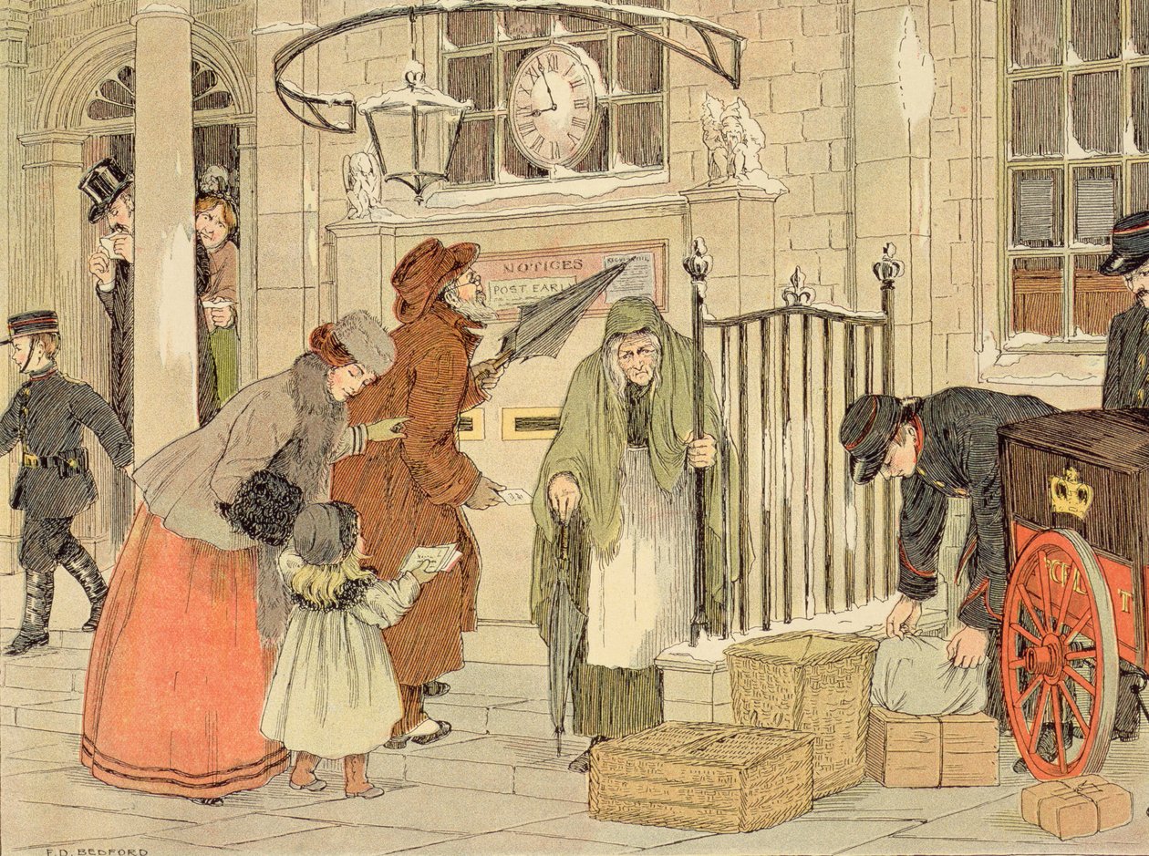 Postkontoret, från "Butiksboken av Francis Donkin Bedford