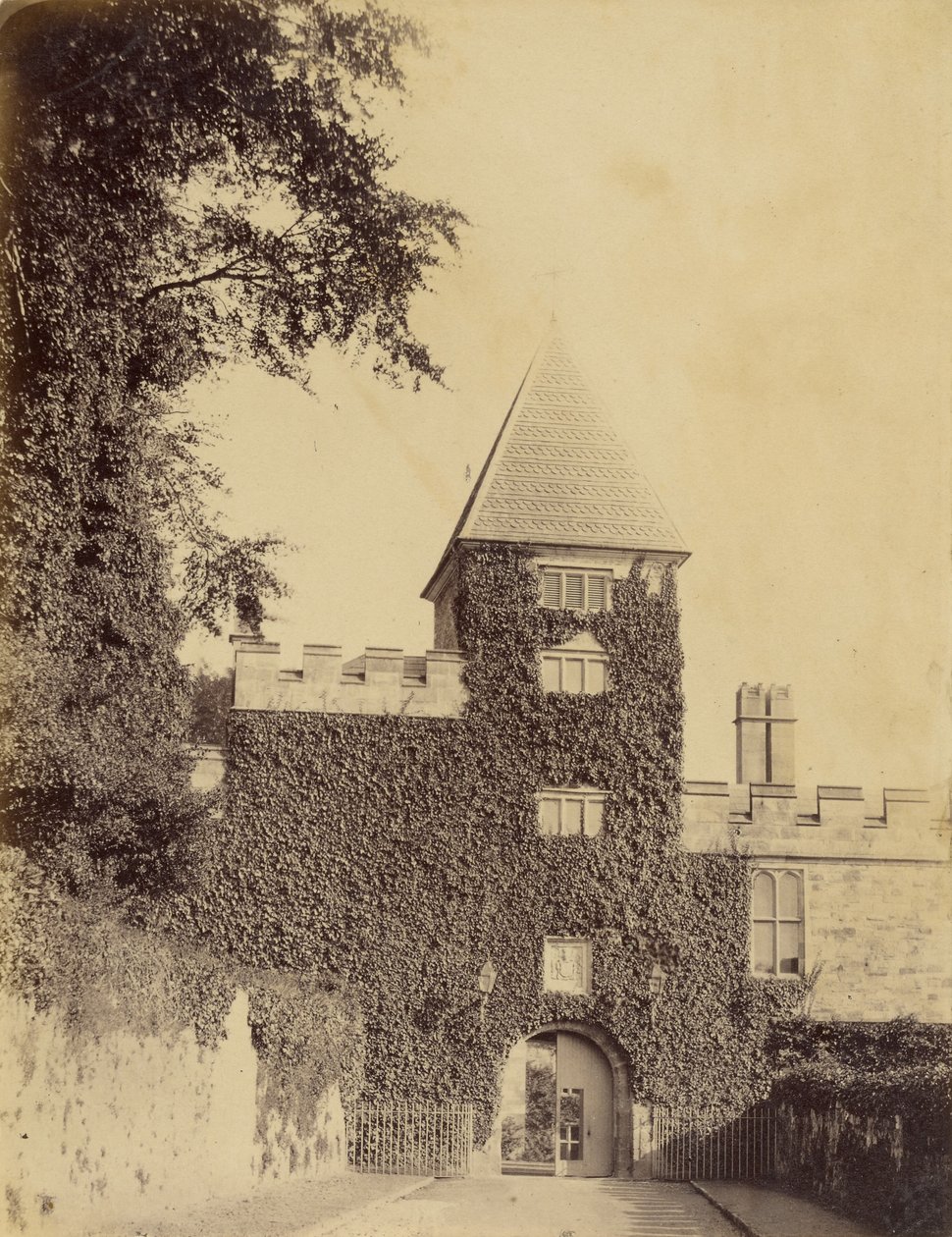 Entréport och torn, Lismore Castle av Francis Edmond Currey