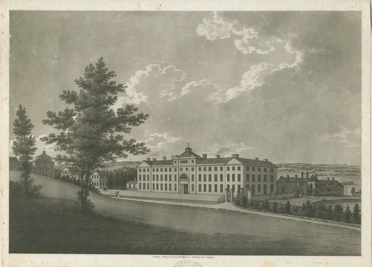 Soho Manufactory: akvatintgravyr, nd [c 1798] av Francis Eginton