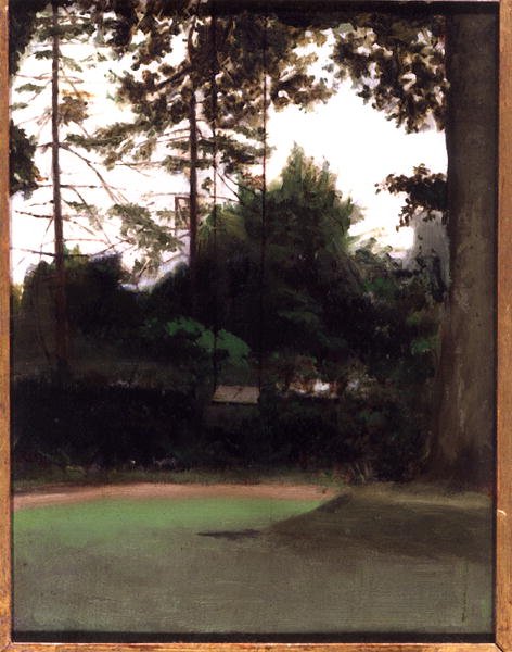 A Corner of the Garden, ca 1890 (olja på duk) av Francis Foster