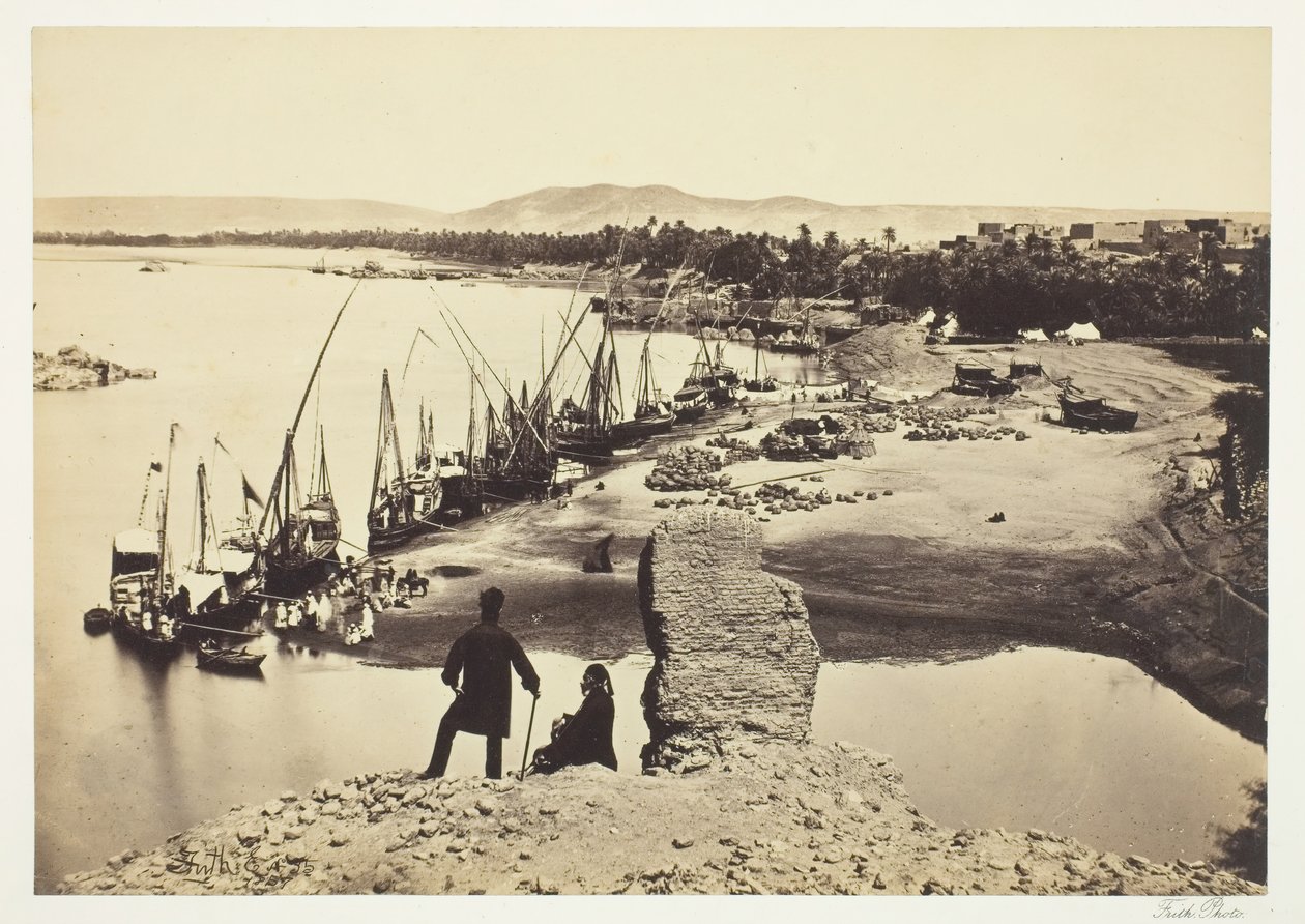 Assouan, 1857, tryckt 1862. av Francis Frith