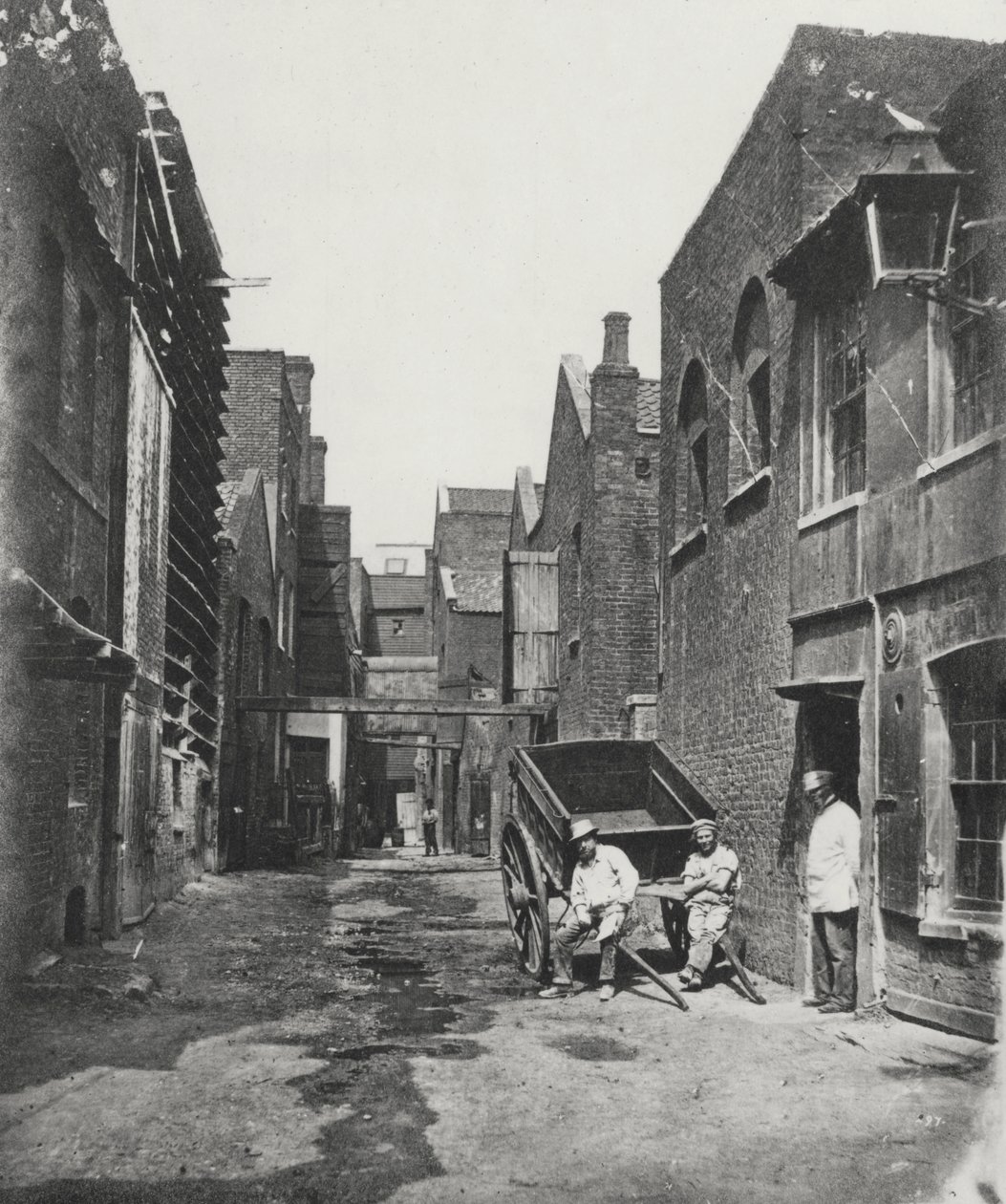 Lower Fore Street, Lambeth, ca 1860 av Francis Frith