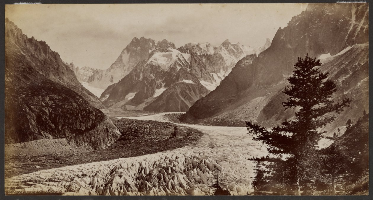 Mer de Glace, Mont Blanc av Francis Frith
