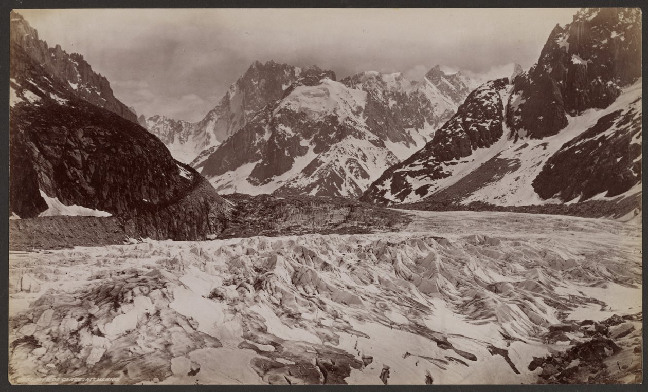 Mer de Glace, Mont Blanc av Francis Frith