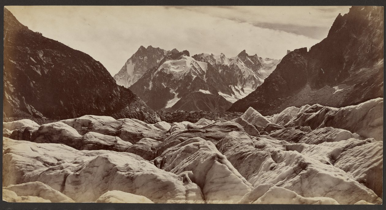 Mer de Glace, Mont Blanc av Francis Frith
