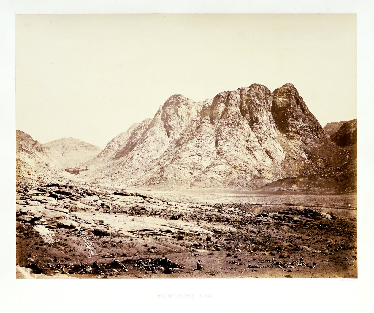 Berget Horeb, Sinai av Francis Frith