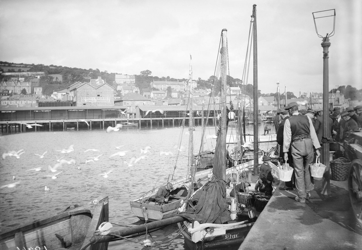 Newlyn hamn och fiskkaj, Cornwall av Francis Frith