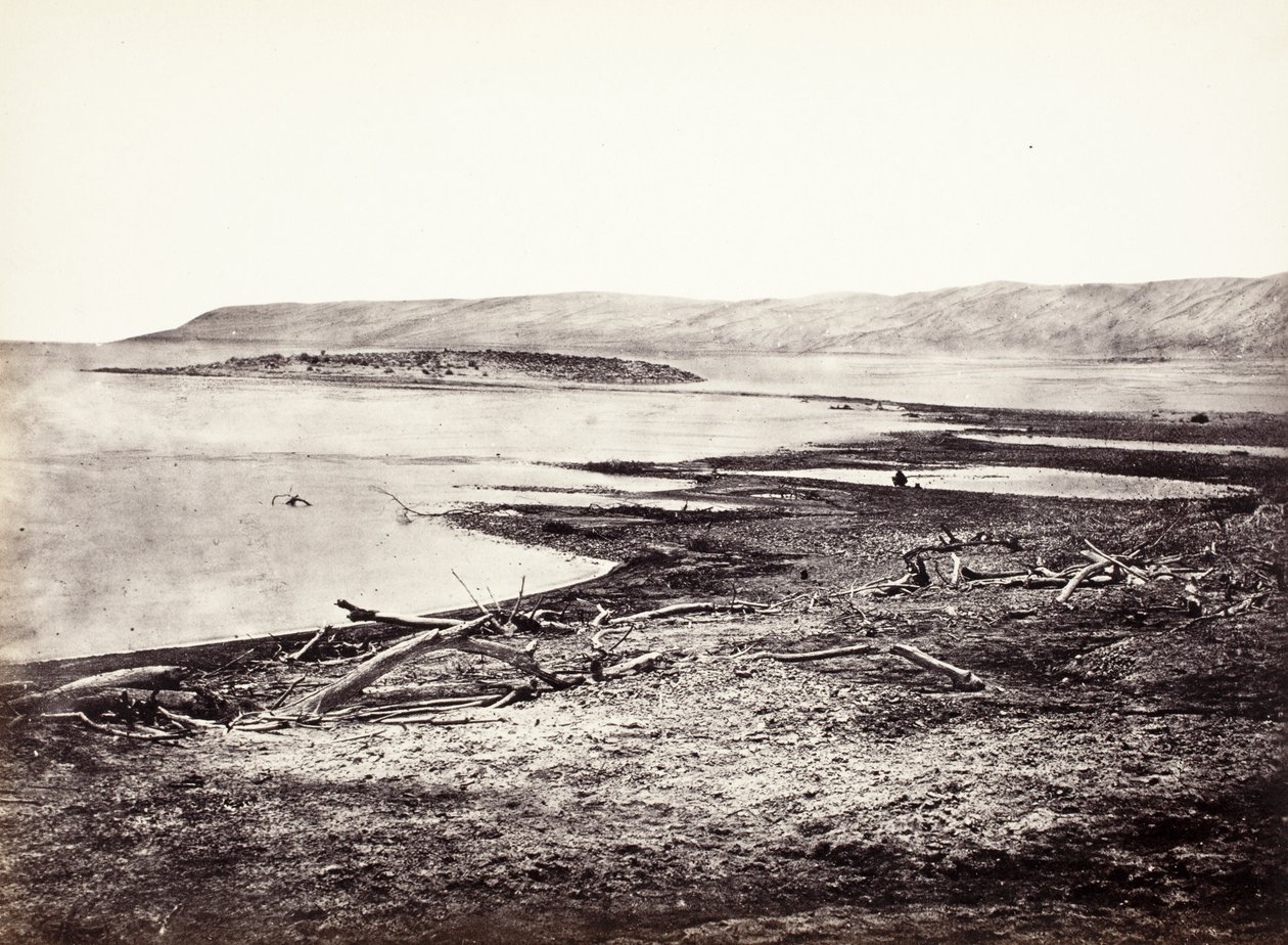 Döda havets norra strand av Francis Frith