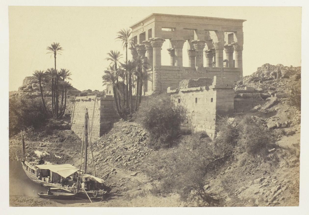 Pharoahs säng, ön Philæ av Francis Frith