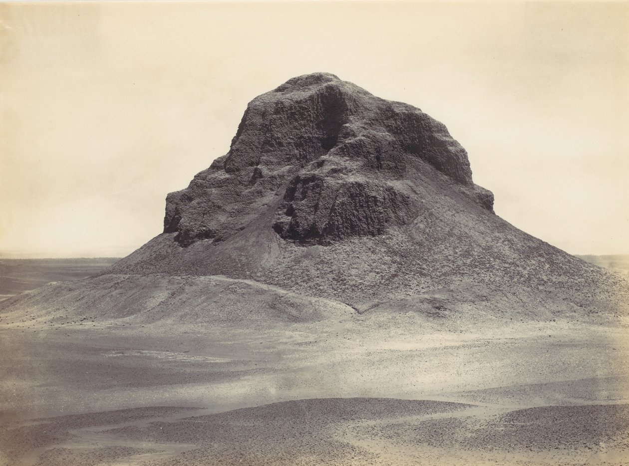 Pyramid vid Dahshûr, ca. 1857. av Francis Frith