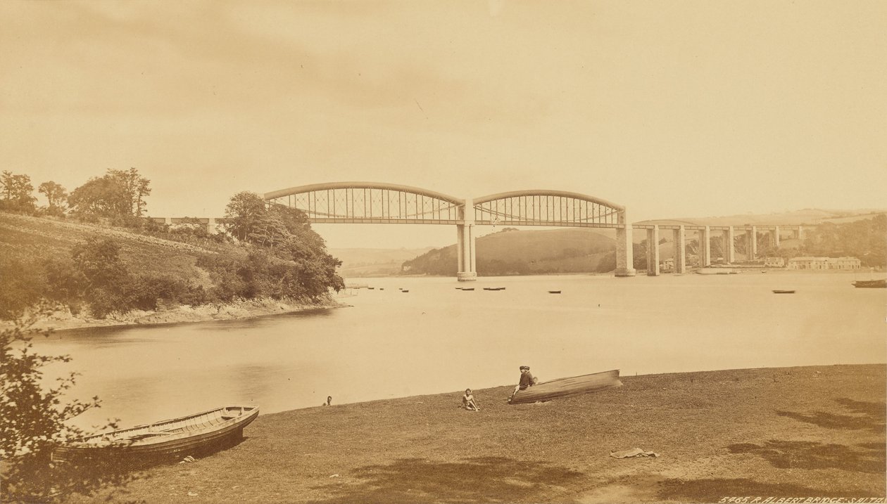 R. Albert Bridge, Saltash av Francis Frith