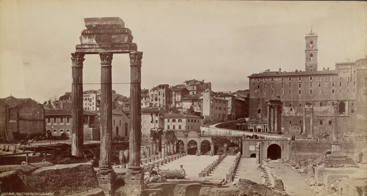 Forum Romanum, Rom av Francis Frith