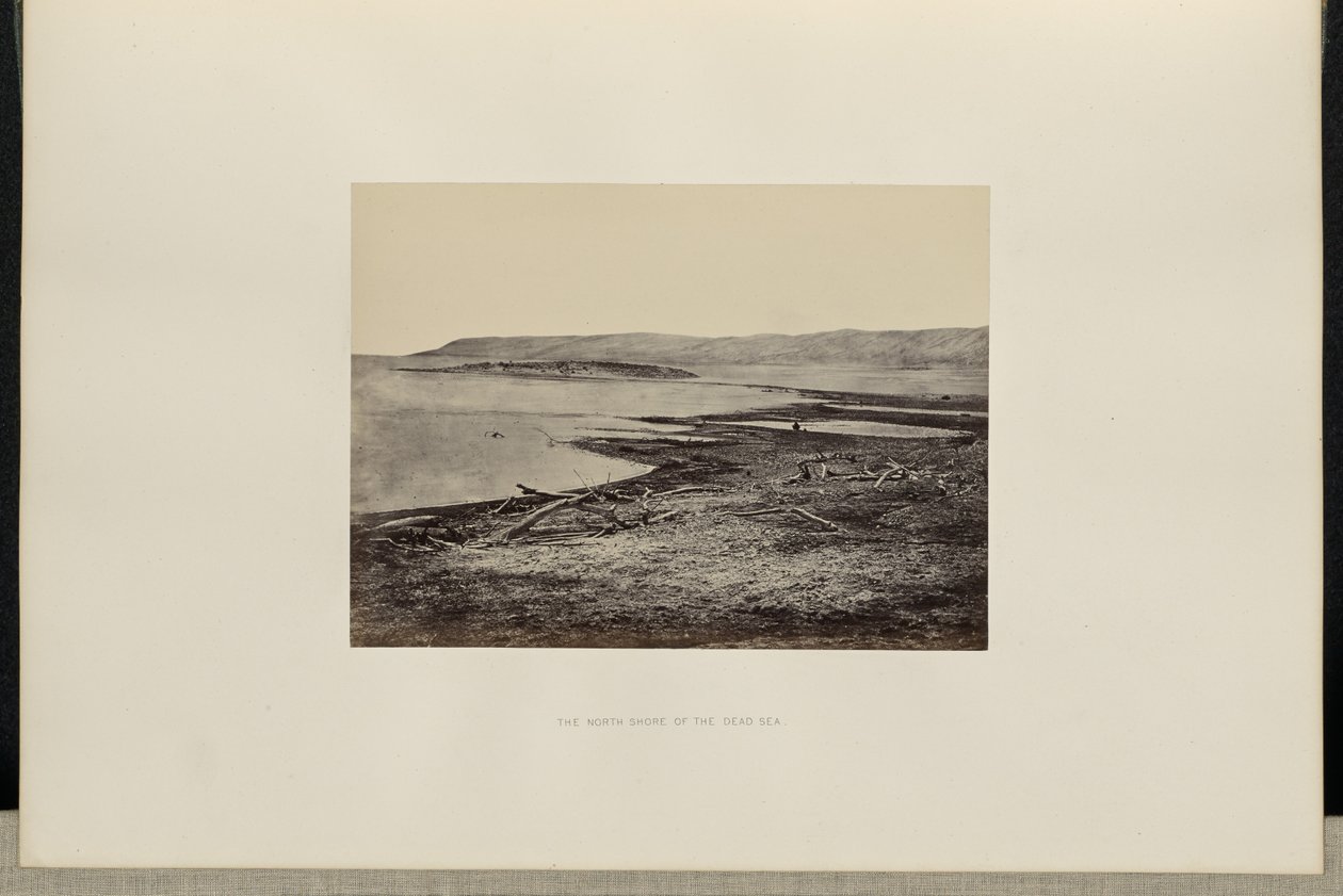 Döda havets norra strand av Francis Frith