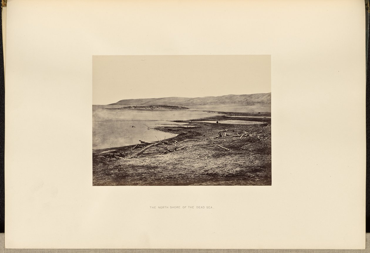 Döda havets norra strand av Francis Frith