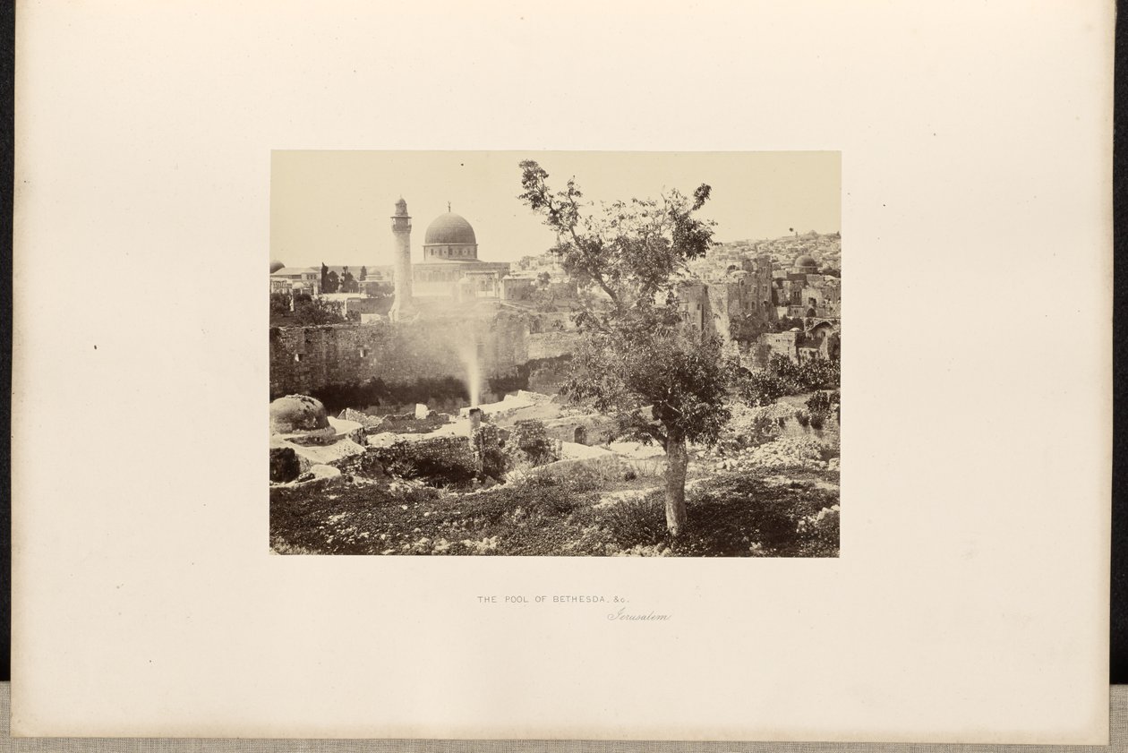 Betesdas bassäng, etc., Jerusalem av Francis Frith