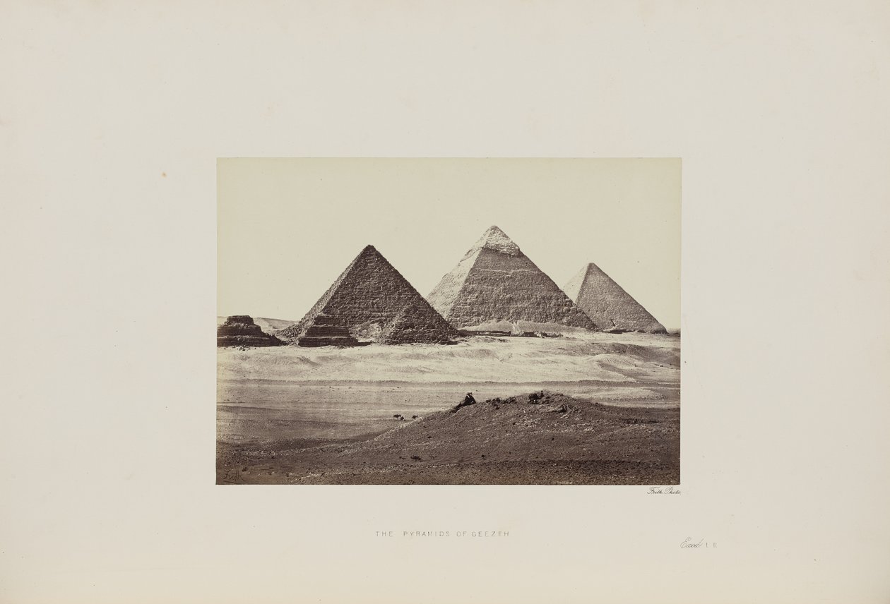 Pyramiderna i Giza av Francis Frith