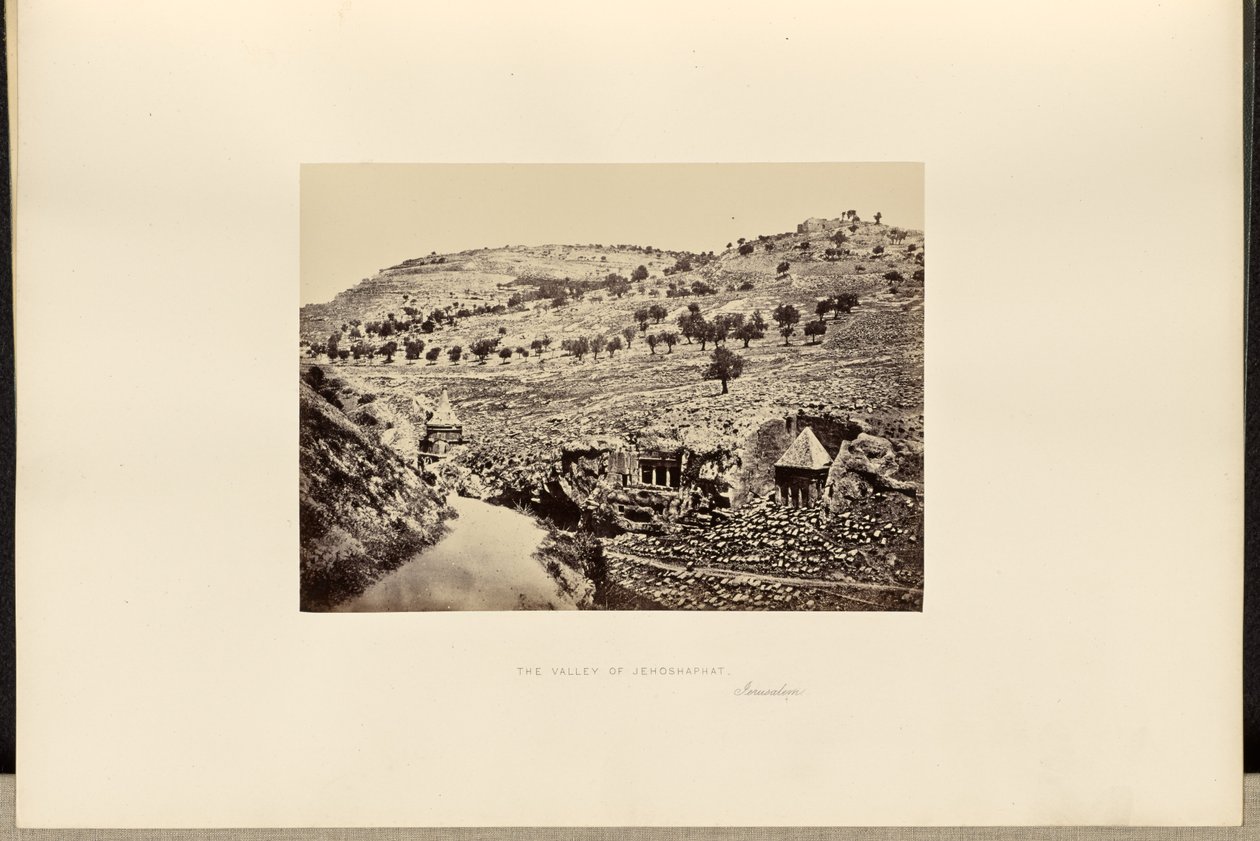 Josafats dal, Jerusalem av Francis Frith