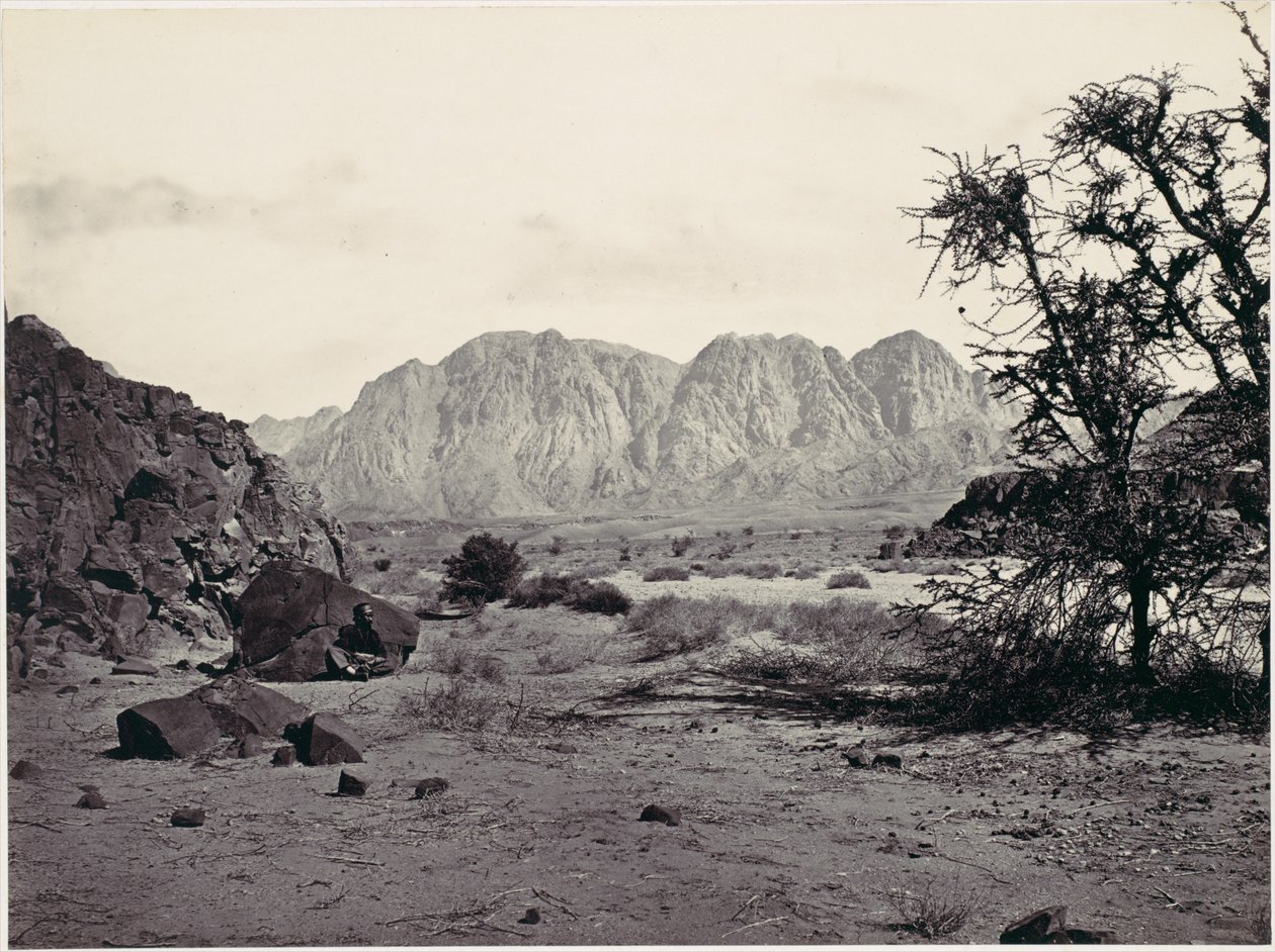 The Written Valley, Sinai av Francis Frith