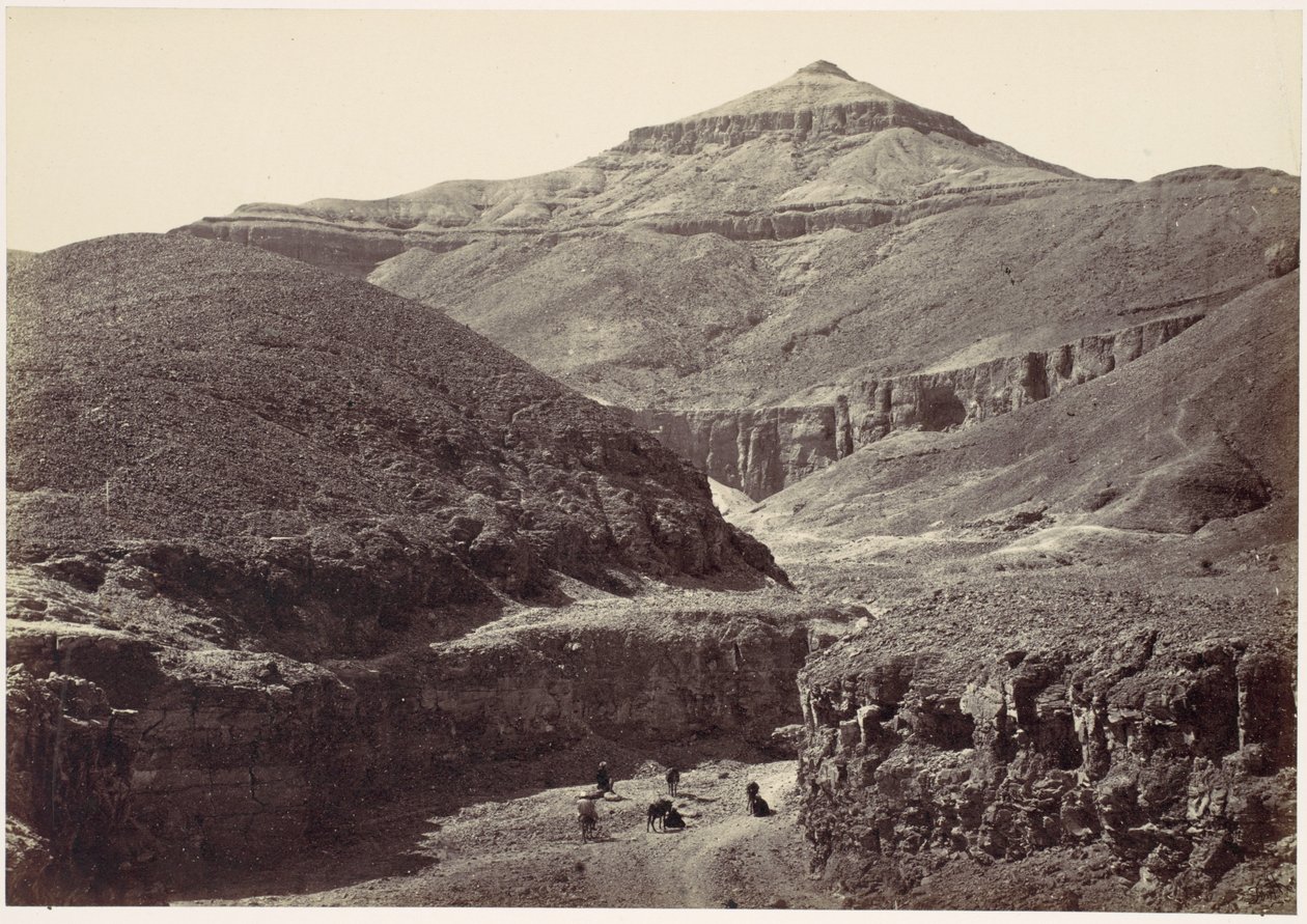 Konungarnas gravdal, Thebe av Francis Frith