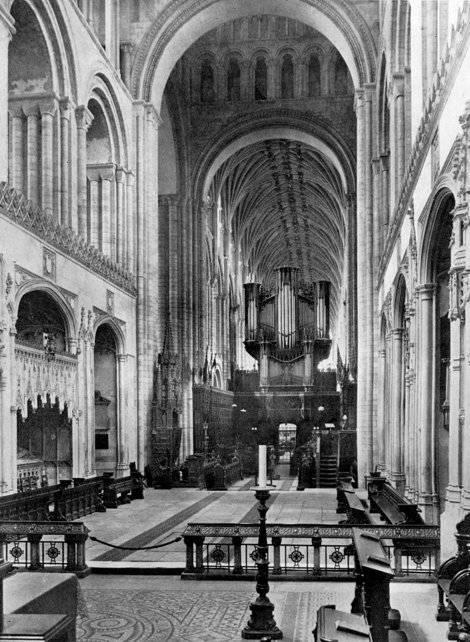 Kören, Norwich Cathedral, 1924-1926 av Frith and Co