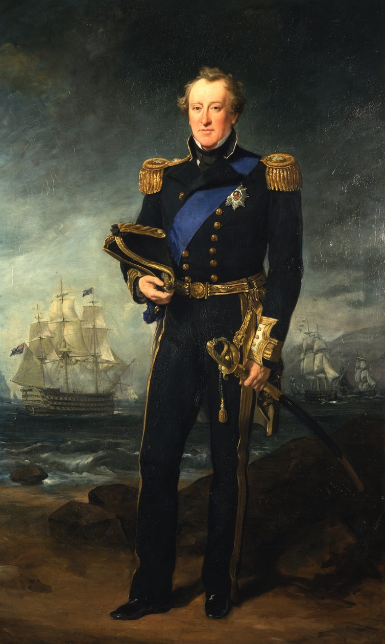 Porträtt av Algernon, 4:e hertigen av Northumberland av Francis Grant