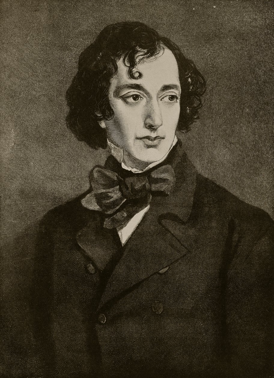 Porträtt av Benjamin Disraeli, illustration från 