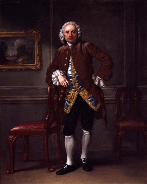 George Dance the Elder (1695-1768) c.1750 (olja på duk) av Francis Hayman