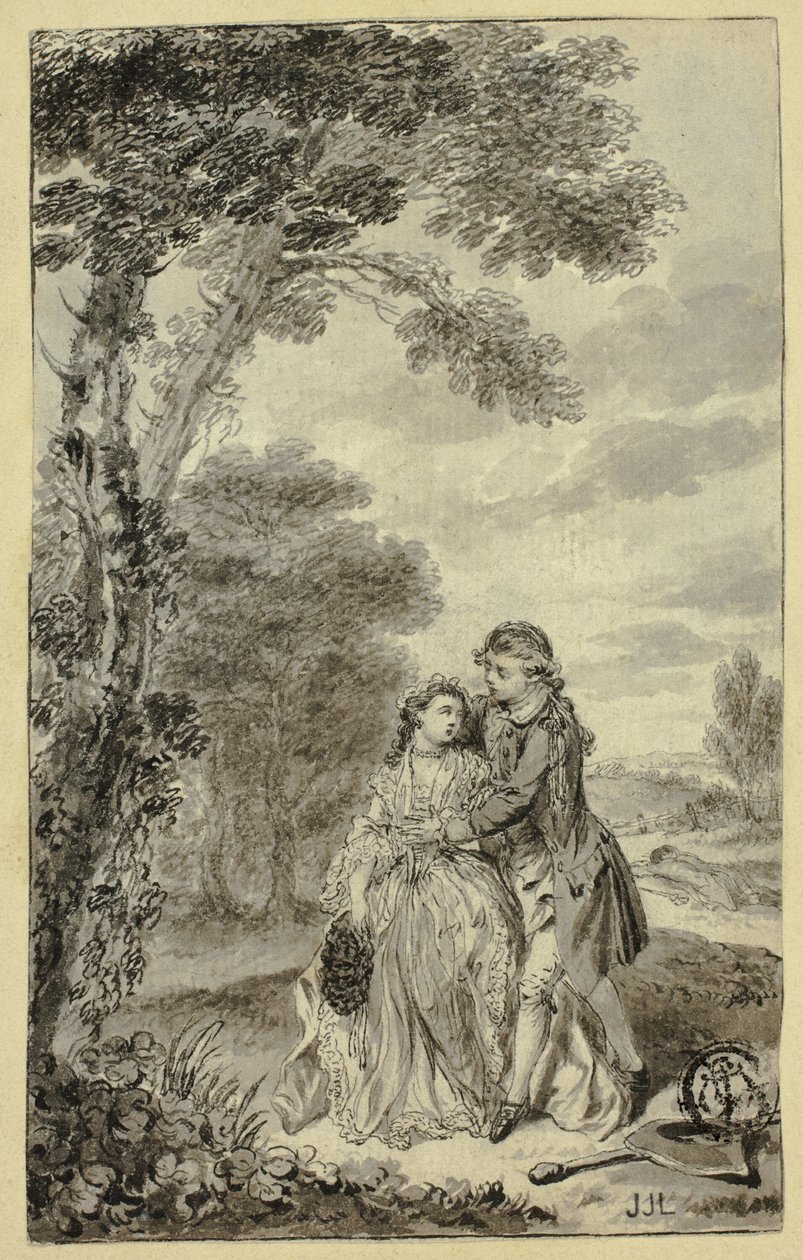 Illustration till Roderick Random, av Tobias Smollett av Francis Hayman