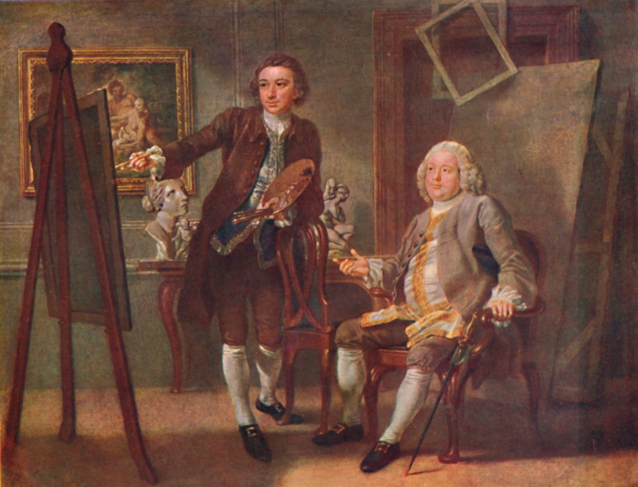 Robert Walpole, First Earl of Orford, K.G., i Studio of Francis Hayman, R.A., c1748-1750, 19 av Francis Hayman