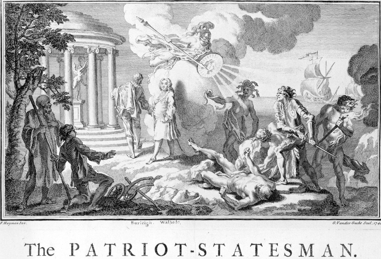 Patriotstatsmannen, 1740 av Francis Hayman