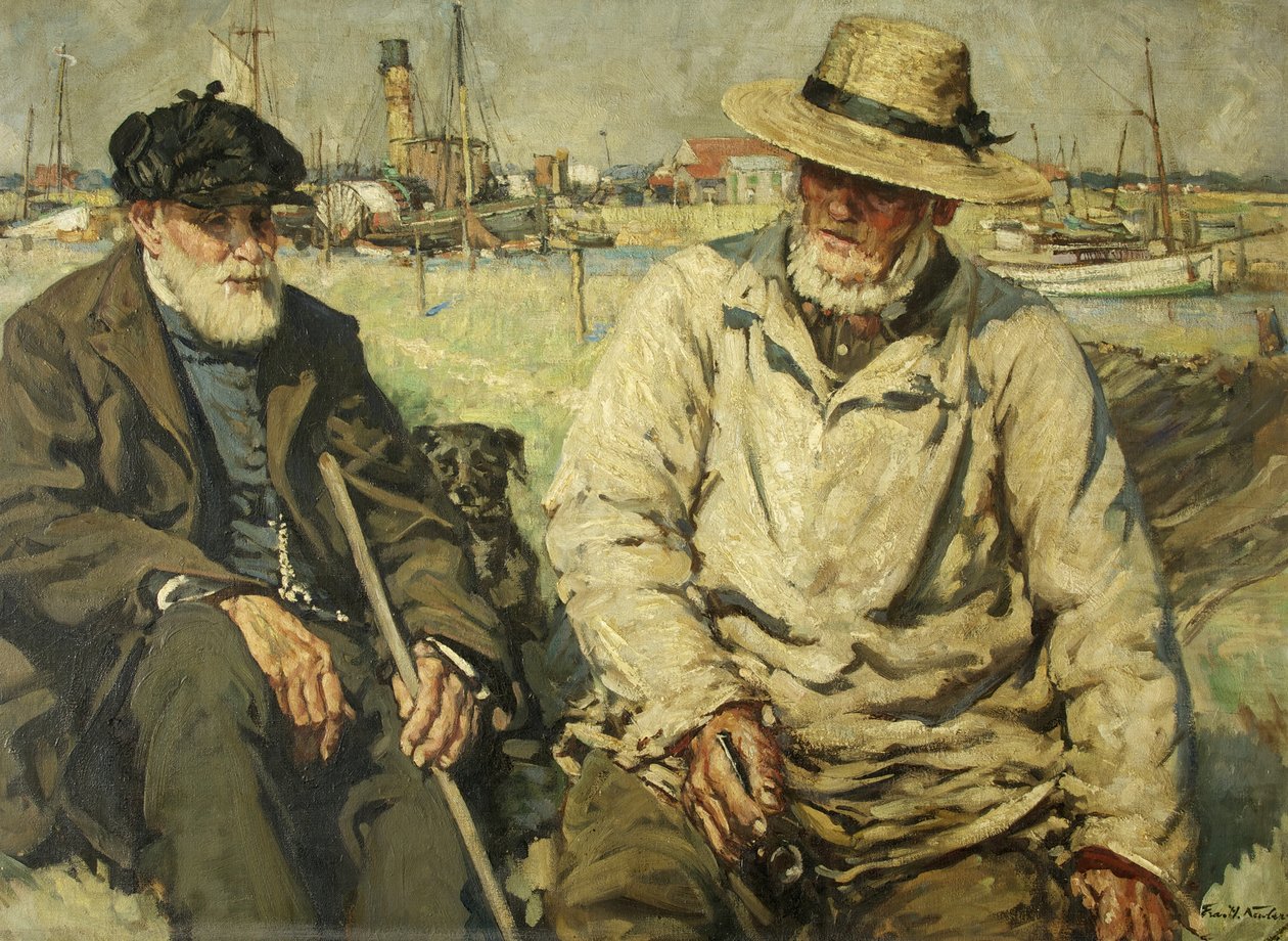 Tales of the Sea (olja på duk) av Francis Henry Newbery