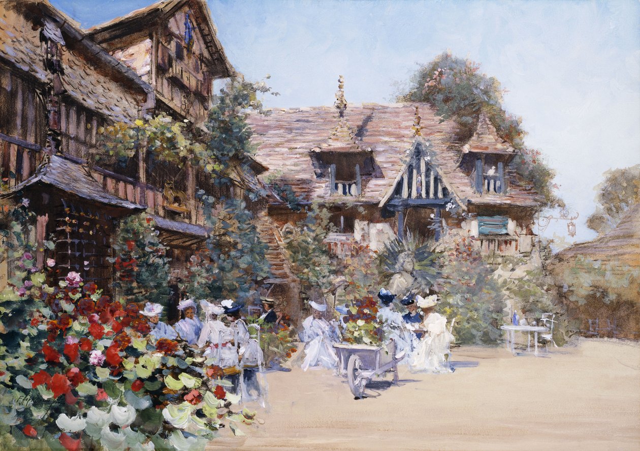 Lunch på värdshuset, 1881 av Francis Hopkinson Smith